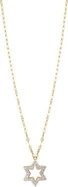 Girls' Diamond Star Charm Necklace