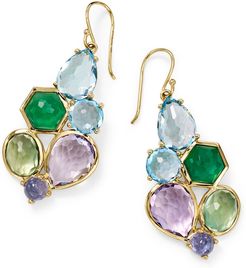 Rock Candy 6-Stone Cluster Earrings in Hologem