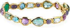 Rock Candy 18k Amethyst-Blend Bezel-Set Bracelet