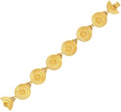 Flower-Detail Chain Bracelet