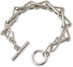 Small Chain Link Intertwined Bracelet