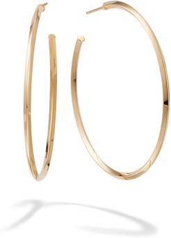 45mm Thin Pointed Royale Hoops