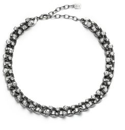 Rhonda Chain-Link Necklace, Silver