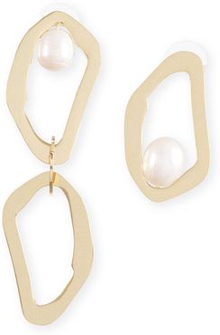 Orion Asymmetric Pearl Earrings