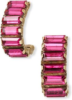 Hayden Huggie Earrings, Pink