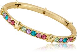 Girls' Multi Color Stone And Star Bangle (Hypoallergenic)