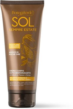 SOL Sempre Estate - Crema corpo autoabbronzante con estratti di Papaya e Mango - colorito dorato e naturale tutto l'anno