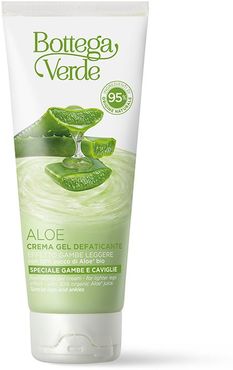 Aloe - Crema gel defaticante - effetto gambe leggere - con 30% succo di Aloe* bio - speciale gambe e caviglie