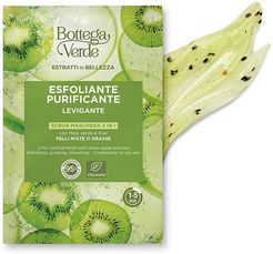 Estratti di bellezza - Maschera Scrub 2 in 1 - con Mela verde e Kiwi - esfoliante, purificante, levigante - pelli miste o grasse