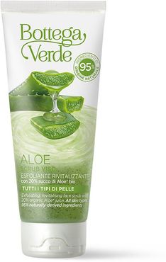 Aloe - Scrub viso - esfoliante rivitalizzante - con 20%* di succo di Aloe bio - tutti i tipi di pelle