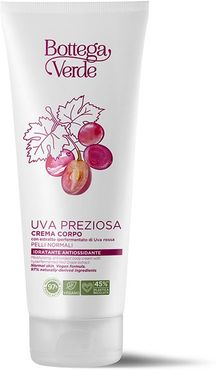 Uva Preziosa - Crema corpo - idratante antiossidante - con estratto iperfermentato di Uva rossa - pelli normali