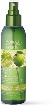 Mela verde e Lime - Balsamo spray senza risciacquo - vitalità e leggerezza - con succo di Mela verde e Lime - capelli normali tendenti ad ingrassarsi