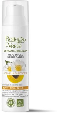 Estratti di bellezza - Olio in gel struccante - Camelia Albicocca - strucca e deterge - tutti i tipi di pelle