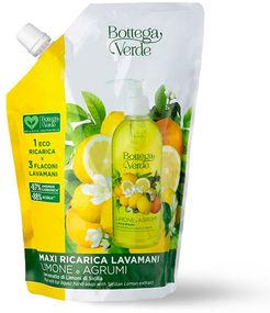 Limone e Agrumi - Maxi ricarica lavamani con estratto di Limoni di Sicilia