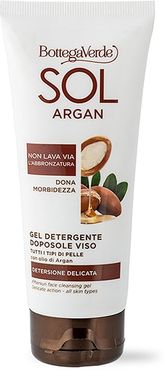 SOL Argan - Gel detergente doposole viso - per tutti i tipi di pelle - con olio di Argan