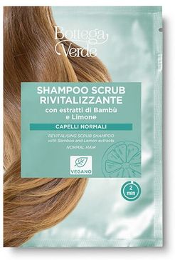 Shampoo scrub rivitalizzante - con estratti di Bamboo e Limone - azione esfoliante e purificante - capelli normali - agisce in 2 minuti