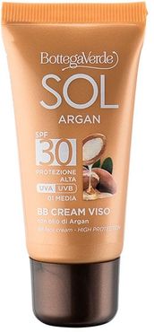 SOL Argan - BB cream viso - uniformante protettiva - con olio di Argan - SPF30 protezione alta