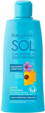 SOL Calendula Zafferano - Latte doposole - viso e corpo - pelli delicate - tutta la famiglia* - con estratti di Calendula di Tenuta Massaini e Zafferano - idratante lenitivo - Formula leggera e fluida