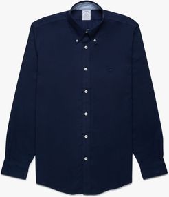 Camicia Sportiva Regent Regular Fit In Oxford Stretch Non-iron, Colletto Button-down - Uomo Camicie Sportive Blu Navy L