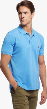 Polo Extra Slim Fit A Maniche Corte In Cotone Supima - Uomo Polo Azzurro Intenso L