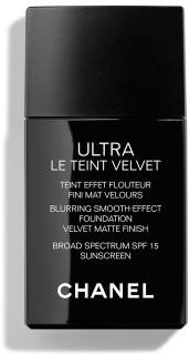 ULTRA LE TEINT VELVET Blurring Smooth-Effect Foundation Velvet Matte Finish Broad Spectrum SPF 15 Sunscreen