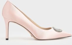 Wedding Collection: Satin Embellished Pumps