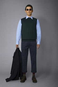 Pantalone chino uomo classico costruzione twill regular fit