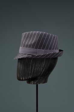 Cappello fedora pinstripe