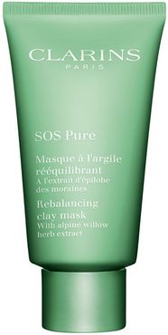 SOS Pure Masque À L'Argile Rééquilibrant Purificante Idratante Illuminante 75 ml Clarins