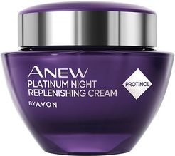 Anew Platinum Night Replenishing Cream Crema Ricca Anti-Età Viso 50 ml Avon