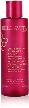 Priscus & Olio Latte Vegetale Di Iris Vite E Olivo Latte Detergente Formula Ricca 250 ml Bellavita