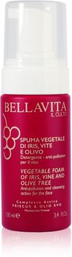 Priscus & Olio Spuma Vegetale Di Iris Vite E Olivo Detergente Viso Calmante Rinfrescante 100 ml Bellavita
