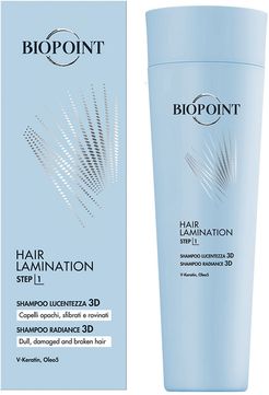 Hair Lamination Shampoo Illuminante Rivitalizzante Nutriente 200 ml Biopoint