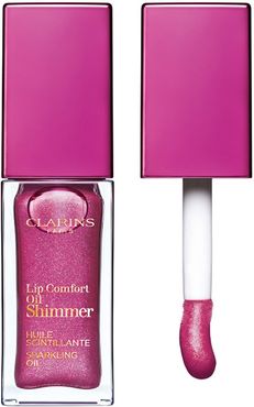 Lip Comfort Oil Shimmer 03 Funky Raspberry Idratante Illuminante Ammorbidente 7 ml Clarins