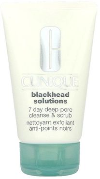 Blackhead Solutions - 7 days deep pore cleanse&scub Tutti i tipi di pelle Detergente ed Esfoliante per i Pori Meccanico 125 ml Clinique