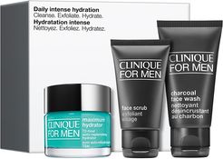 Daily Intense Hydration Crema Viso + Detergente + Esfoliante 3 pz Clinique