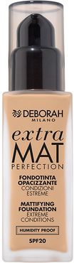 Extra Mat Perfection Fondotinta SPF20 03 Sand Opacizzante Idratante No Transfer Anti-Umidità 30 ml Deborah