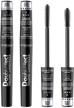 Double Effect Volume e Lunghezza Nero Mascara Colore Intenso 8 ml Deborah