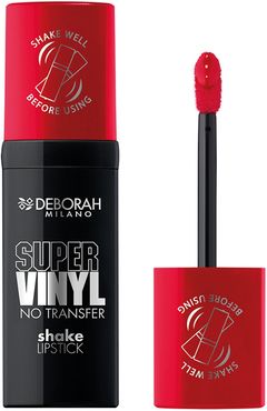 Super Vinyl No Transfer Shake Lipstick 04 Signature Red Tinta Labbra Lunga Tenuta Deborah