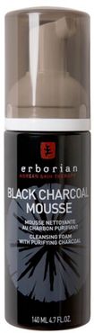 Black Charcoal Mousse Nettoyante Purifiant Detergenti 140 ml ERBORIAN