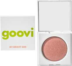 My Bright Side Creamy Powder Highlighter 01 Warm Rose Idratante Naturale Ammorbidente 3,5 gr Goovi