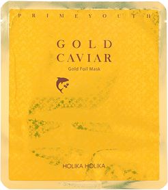 Prime Youth Gold Caviar Gold Foil Mask Foglia D'Oro Holika Holika
