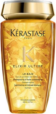 Elixir Ultime Le Bain Shampoo nutriente e illuminante con olio di Marula, Camelia e Argan 250 ml Flacone Kerastase