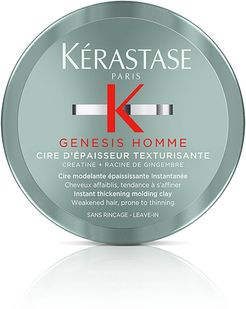 Genesis Homme Cire d'Épaisseur Texturisante Trattamento modellante ispessente per capelli indeboliti 75 ml Cera Kerastase