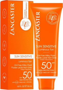 Sun Sensitive - Luminous Tan Oil-Free Milky Fluid Spf50 50 Mllancaster