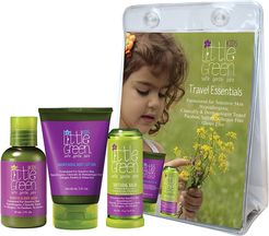 Kids Travel Essentials Shampoo/Bagno,Body Lotion,Balsamo Little Green