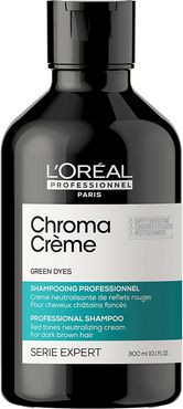 Chroma Creme Verde Shampoo Verde per capelli da marrone scuro a nero 300 ml Flacone L'Oreal Professionnel