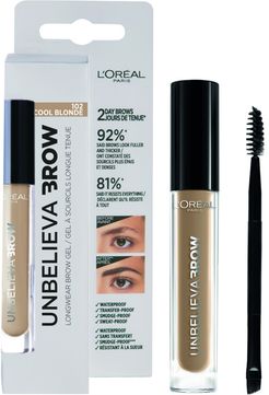 Brow Artist Unbelievabrow 102 Cool Blonde Gel Sopracciglia Piene e Definite Waterproof No Transfer 3,4 ml L'Oréal Paris