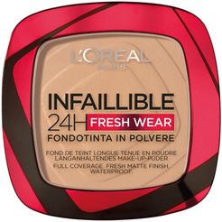 Infaillible 24H Fresh Wear 140 Beige Doré/Golden Beige Fondotinta Coprente Waterproof 9 gr L'Oréal Paris