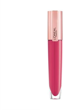 Brilliant Signature Gloss Plump 408 Accentuate Lucidalabbra Idratante Rimpolpante Volumizzante con Acido Ialuronico 6,4 ml L'Oréal Paris